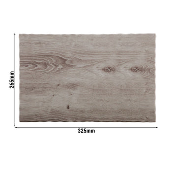 (6 sztuk) Taca GN 1/2 - DRIFTWOOD - melamina - wysokość: 15 mm - Prime Gastro