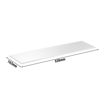 (6 sztuk) Taca GN 2/4 - ZERO - melamina - wysokość: 15 mm - Prime Gastro