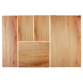 (6 sztuk) Taca GN 1/2 - OAK LIGHT - melamina - wysokość: 15 mm - Prime Gastro