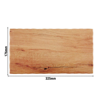 (6 sztuk) Taca GN 1/3 - OAK LIGHT - melamina - wysokość: 15 mm - Prime Gastro