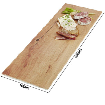 (6 sztuk) Taca GN 2/4 - OAK LIGHT - melamina - wysokość: 15 mm - Prime Gastro