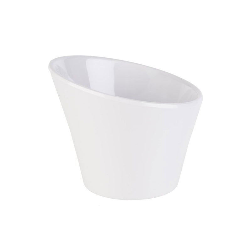 (6 sztuk) Miska - CASUAL - melamina - 0,3 litra - Ø 120 mm - biała