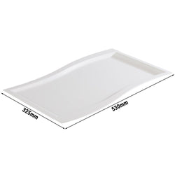 (6 sztuk) Taca GN 1/1 - SINUS - melamina - wysokość: 20 mm