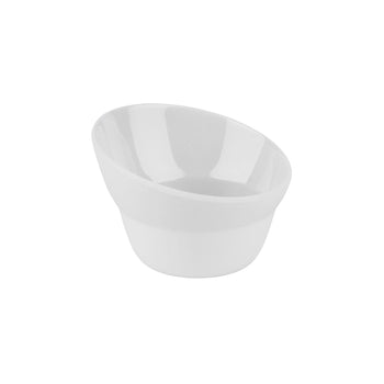 (6 sztuk) Miska - CASUAL - melamina - 0,13 litra - Ø 100 mm - biała - Prime Gastro