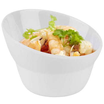 (6 sztuk) Miska - CASUAL - melamina - 0,13 litra - Ø 100 mm - biała - Prime Gastro