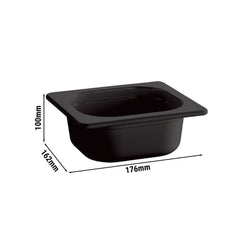 (6 sztuk) Pojemniki melaminowe GN 1/6 - ECOLINE - 1 litr - wysokość: 100 mm