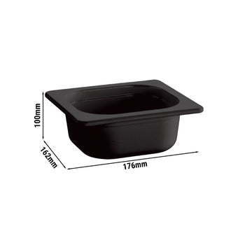 (6 sztuk) Pojemniki melaminowe GN 1/6 - ECOLINE - 1 litr - wysokość: 100 mm - Prime Gastro