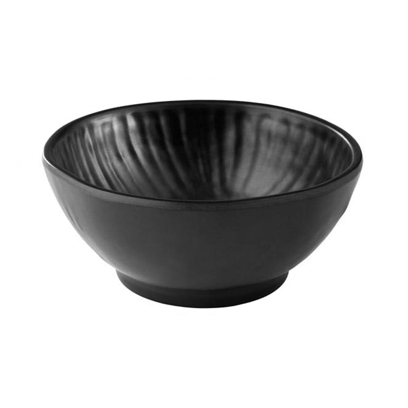 (6 sztuk) Miska - AIKO - melamina - 0,6 litra - Ø 160 mm - czarna