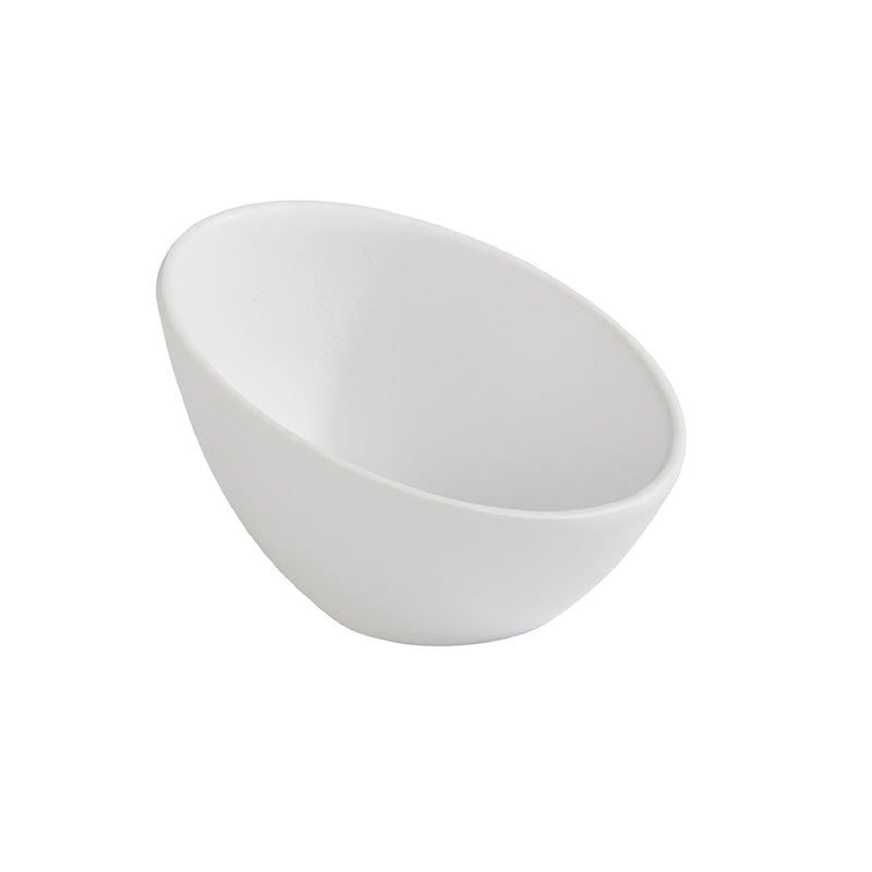 (6 sztuk) Miseczki - ZEN - melamina - 80 ml - Ø 100 mm - białe