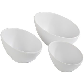 (6 sztuk) Miseczki - ZEN - melamina - 80 ml - Ø 100 mm - białe - Prime Gastro