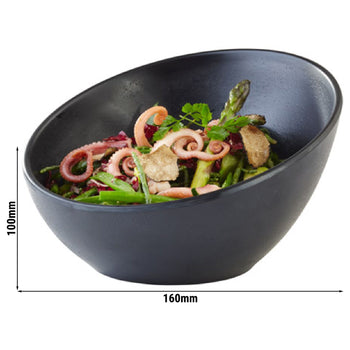 (6 sztuk) Miseczki - ZEN - melamina - 0,3 litra - Ø 160 mm - czarne - Prime Gastro