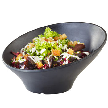 (6 sztuk) Miseczki - ZEN - melamina - 0,8 litra - Ø 225 mm - czarne - Prime Gastro