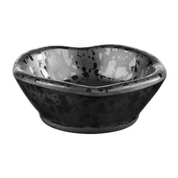 (6 sztuk) Miseczki - GLAMOUR - melamina - 50 ml - Ø 80 mm - czarne