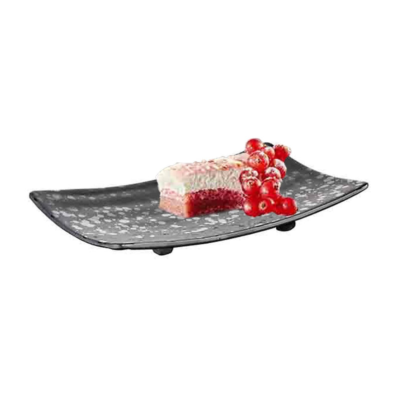 (6 sztuk) Taca - GLAMOUR - Melamina - 220x120mm - Wysokość: 30mm