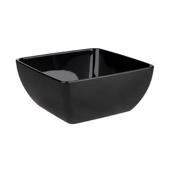 (6 sztuk) Miska - PURE - melamina - 8 litrów - kwadratowa - czarna - Prime Gastro