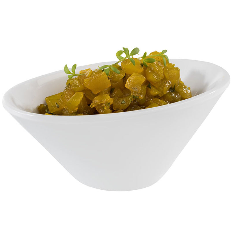 (20 sztuk) Miska - MINI - melamina - 70 ml - 105x60 mm - biała