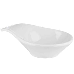 (24 sztuki) Miseczki - MINI - Melamina - 60 ml - 115x75mm - Biały