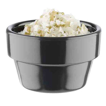 (60 sztuk) Miseczki do dipów - FLOWER POT - melamina - 40 ml - Ø 60 mm - szare - Prime Gastro