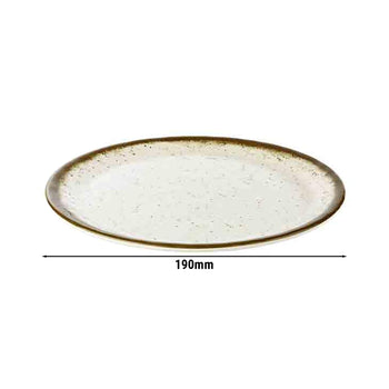 (6 sztuk) Talerz - płaski - STONE ART - melamina - Ø 190 mm - Prime Gastro