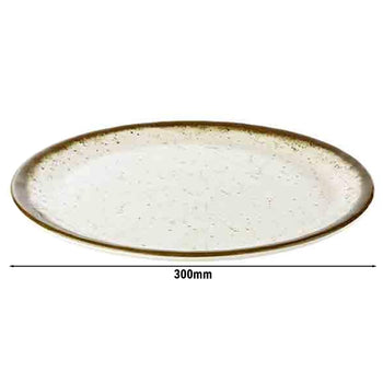 (6 sztuk) Talerz - płaski - STONE ART - melamina - Ø 300 mm - Prime Gastro
