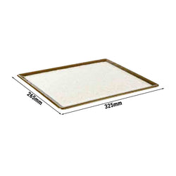 (6 sztuk) Taca GN 1/2 - STONE ART - melamina - wysokość: 15 mm