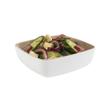 (6 sztuk) Miska - FRIDA - melamina - 0,85 litra - kwadratowa - biała - Prime Gastro