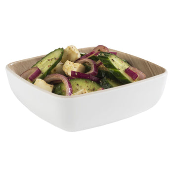 (6 sztuk) Miska - FRIDA - melamina - 0,85 litra - kwadratowa - biała - Prime Gastro