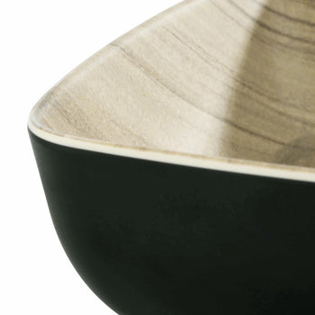 (6 sztuk) Miska - FRIDA - melamina - 0,85 litra - kwadratowa - czarna - Prime Gastro