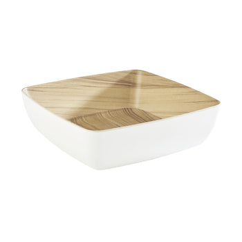 (6 sztuk) Miska - FRIDA - melamina - 2,65 litra - kwadratowa - biała - Prime Gastro