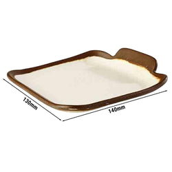 (6 sztuk) Talerz - CROCKER - Melamina - 140x130mm