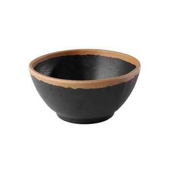 (6 sztuk) Miska - CROCKER - Melamina - 0,37 litra - Ø 125 mm - Brązowy/Terakota - Prime Gastro