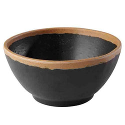 (6 sztuk) Miska - CROCKER - Melamina - 0,37 litra - Ø 125 mm - Brązowy/Terakota