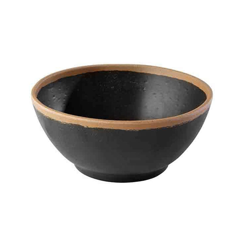 (6 sztuk) Miska - CROCKER - Melamina - 0,7 litra - Ø 160 mm - Brązowy/Terakota