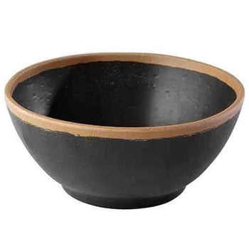 (6 sztuk) Miska - CROCKER - Melamina - 0,7 litra - Ø 160 mm - Brązowy/Terakota - Prime Gastro