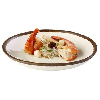 (6 sztuk) Talerz - CROCKER - Melamina - Ø 205 mm - Prime Gastro