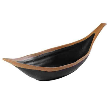 (6 sztuk) Miska w kształcie liścia - CROCKER - Melamina - 0,17 litra - Brązowy/Terakota - Prime Gastro