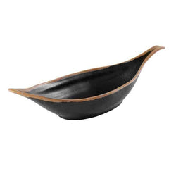 (6 sztuk) Miska w kształcie liścia - CROCKER - Melamina - 0,65 litra - Brązowy/Terakota