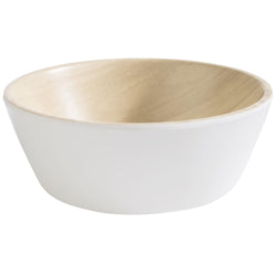 (6 sztuk) Miska - FRIDA - melamina - 0,44 litra - Ø 150 mm - biała