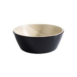 (6 sztuk) Miska - FRIDA - Melamina - 0,25 litra - Ø 125 mm - Czarny