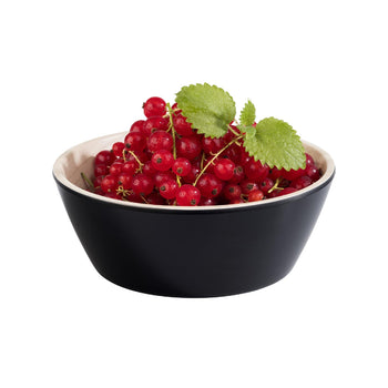 (6 sztuk) Miska - FRIDA - melamina - 0,44 litra - Ø 150 mm - czarna - Prime Gastro