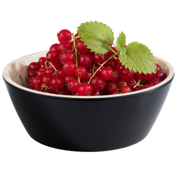 (6 sztuk) Miska - FRIDA - melamina - 0,44 litra - Ø 150 mm - czarna - Prime Gastro