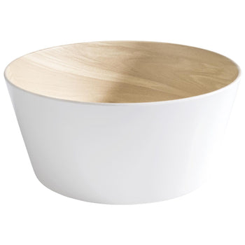 (6 sztuk) Miska - FRIDA - melamina - 2,2 litra - Ø 220 mm - biała - Prime Gastro