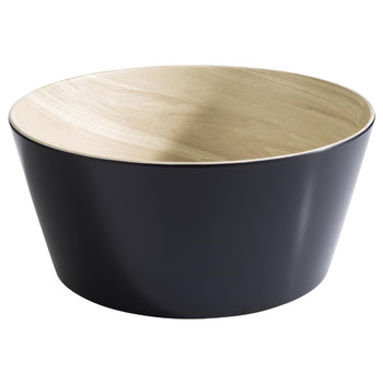 (6 sztuk) Miska - FRIDA - Melamina - 2,2 litra - Ø 220 mm - Czarny - Prime Gastro