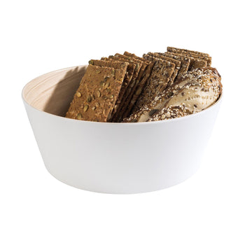 (6 sztuk) Miska - FRIDA - Melamina - 3,4 litra - Ø 265 mm - Biały - Prime Gastro