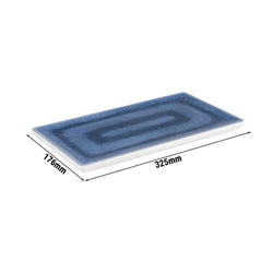 (6 sztuk) Tacka GN 1/3 - BLUE_OCEAN - Melamina - Wysokość: 20mm