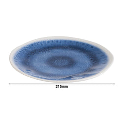 (6 sztuk) Talerz - BLUE OCEAN - Melamina - Ø 215 mm