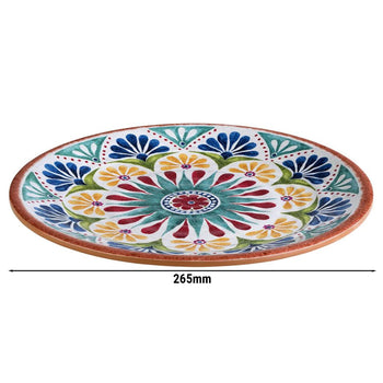 (6 sztuk) Talerze - ARABESQUE - melamina - Ø 265 mm - Prime Gastro