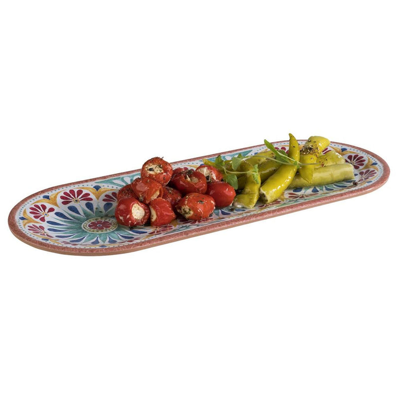 (6 sztuk) Talerze - ARABESQUE - melamina - 380 x 155 mm