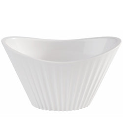 (48 sztuk) Miska - MINI - melamina - 70 ml - 95x55 mm - biała