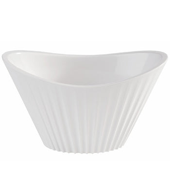 (48 sztuk) Miska - MINI - melamina - 70 ml - 95x55 mm - biała - Prime Gastro